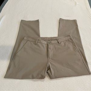 Rhône Commuter Pants - 32x30 - Khaki - classic/straight fit